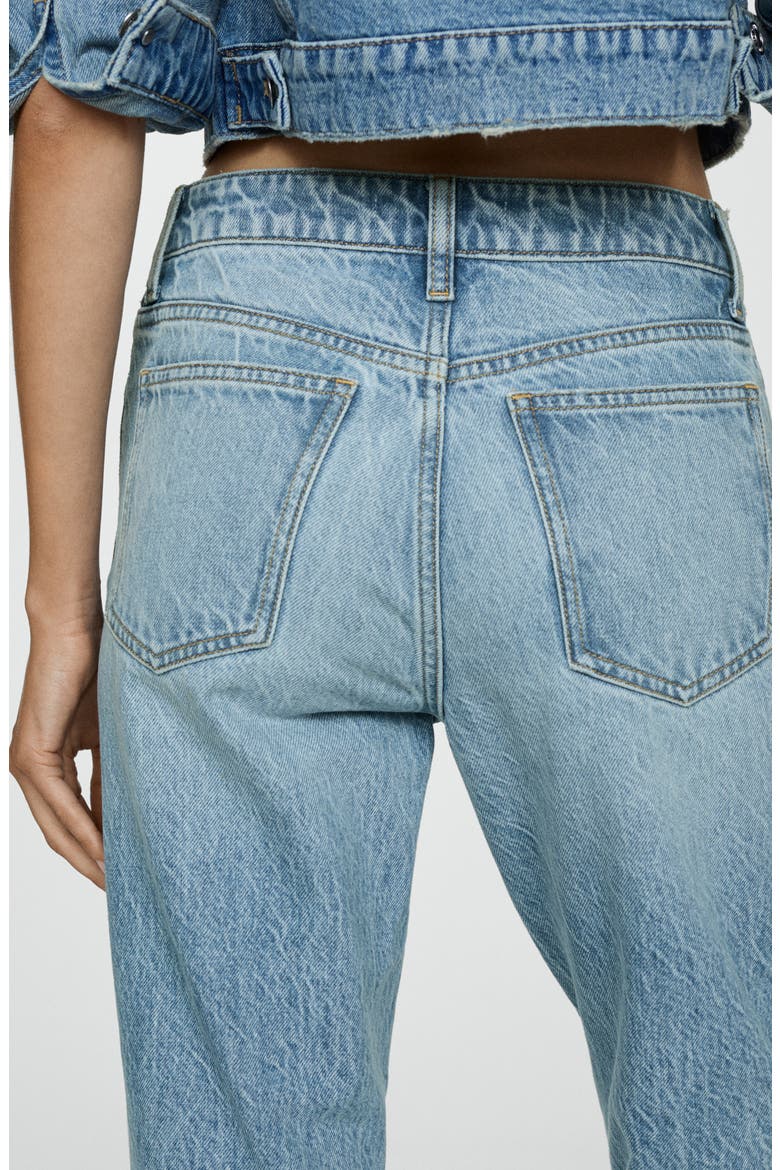 Mom2000 High Waist Nonstretch Jeans, Alternate, color, MEDIUM BLUE