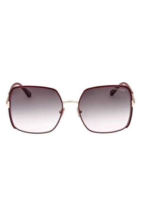 Raphaela 60mm Butterfly Sunglasses