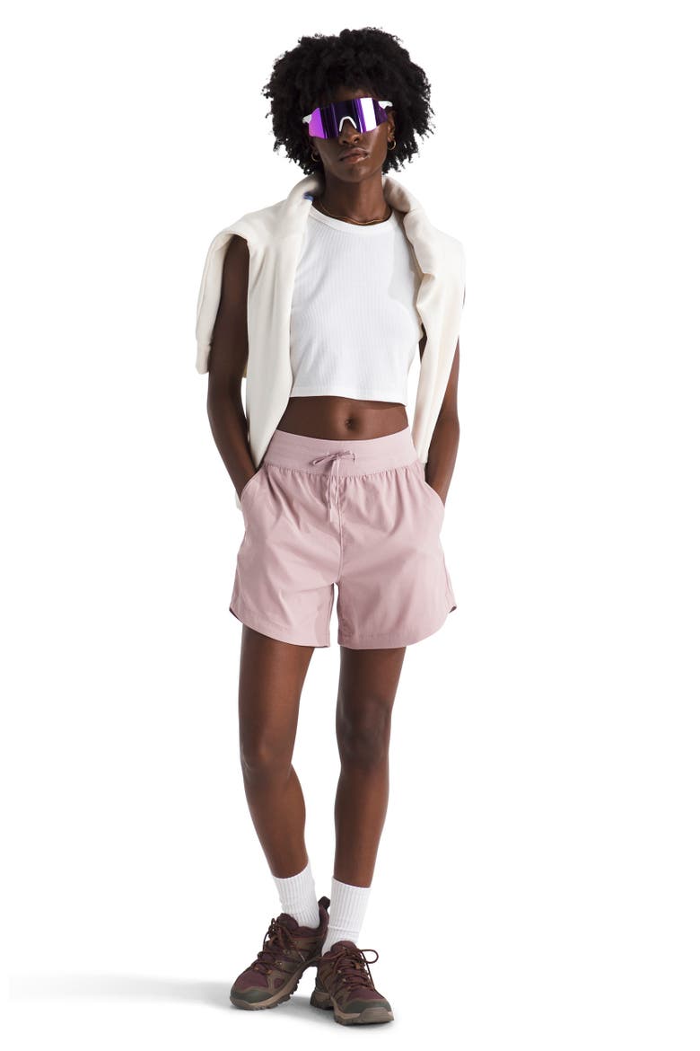 Aphrodite Arise Shorts, Alternate, color, METAL PINK