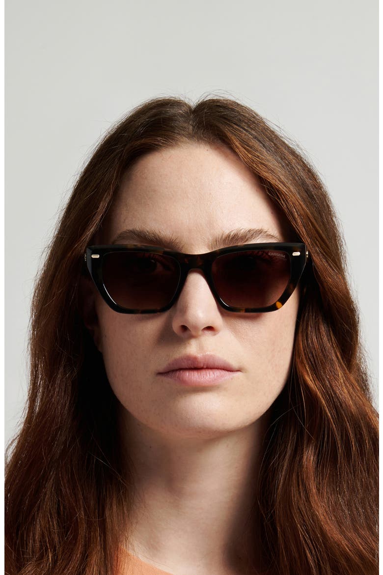 52mm Rectangular Sunglasses, Alternate, color, HAVANA/ BROWN