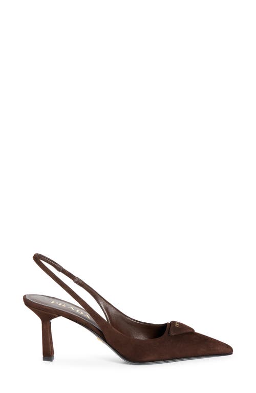 Prada Suede Pointed Toe Stiletto Heel Pumps In Multi