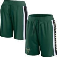 FANATICS Men's Fanatics Branded Hunter Green Milwaukee Bucks Referee Iconic Mesh Shorts