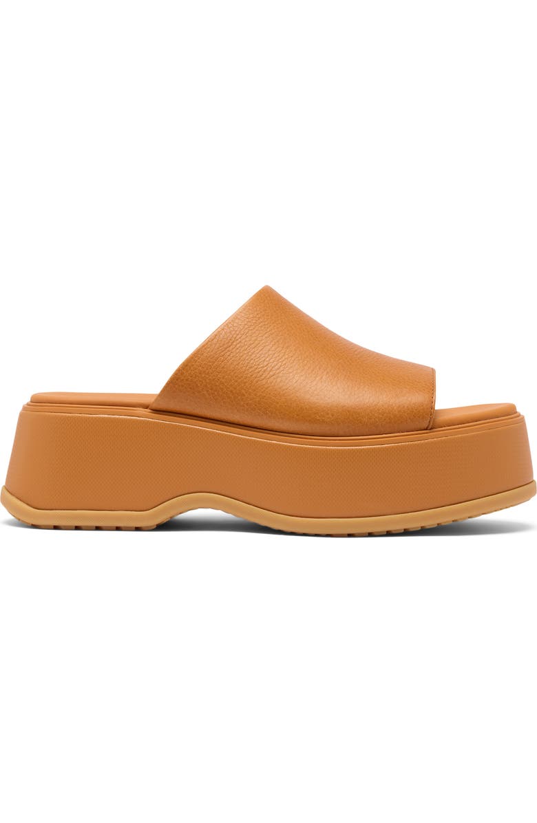 SOREL Dayspring Platform Slide Sandal, Alternate, color, Canyon Gold/ Gum