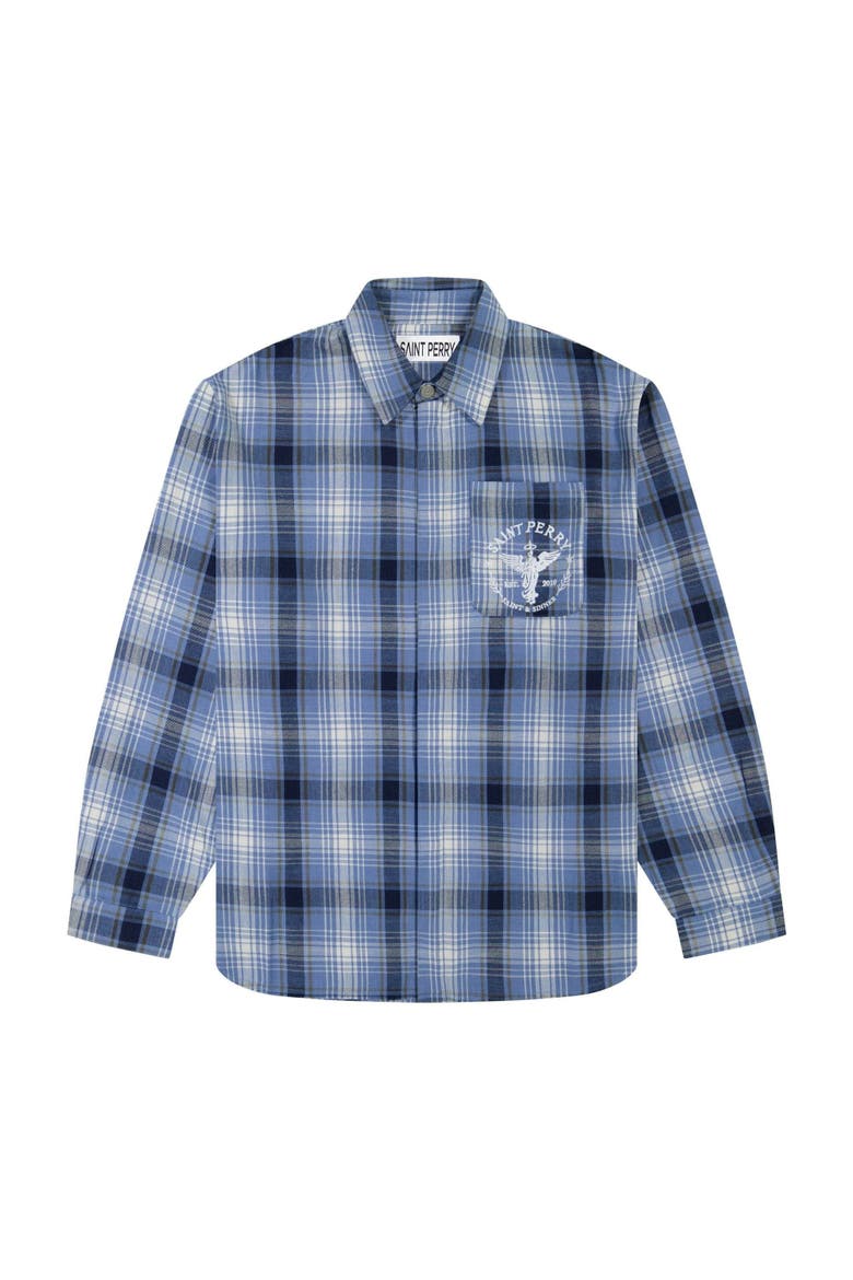 Spirits Of Summer Flannel Shirt, Main, color, Gray