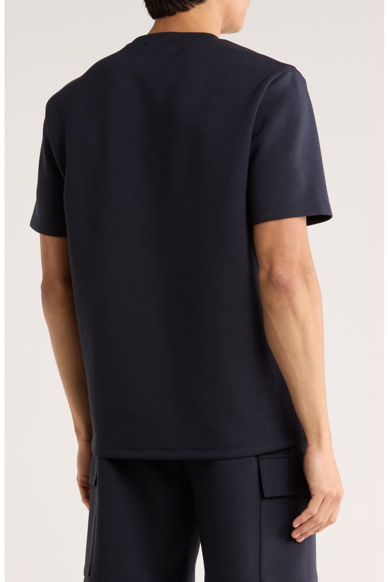 Scuba Knit Crewneck T-Shirt, Alternate, color, NAVY