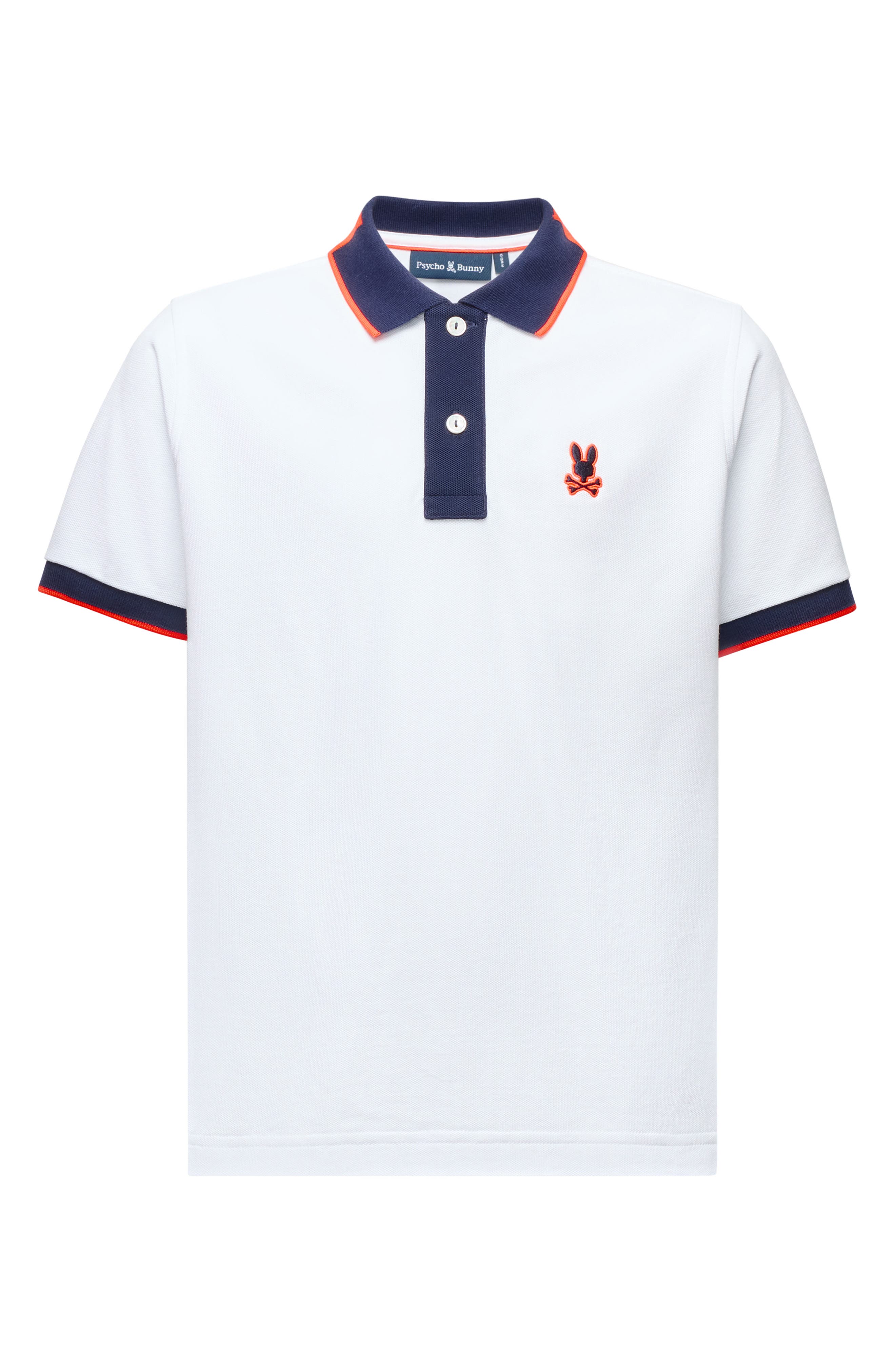 Psycho Bunny Kids' Thatcher Cotton Pique Polo