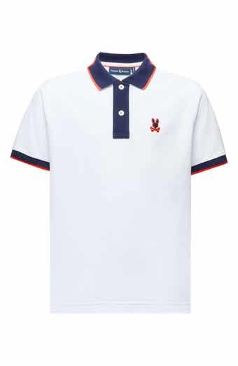 Psycho Bunny Kids' Thatcher Cotton Pique Polo