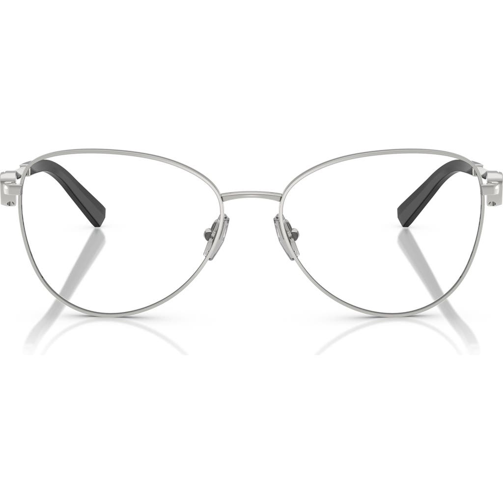 Tiffany & Co . 54mm Pilot Optical Glasses In Silver