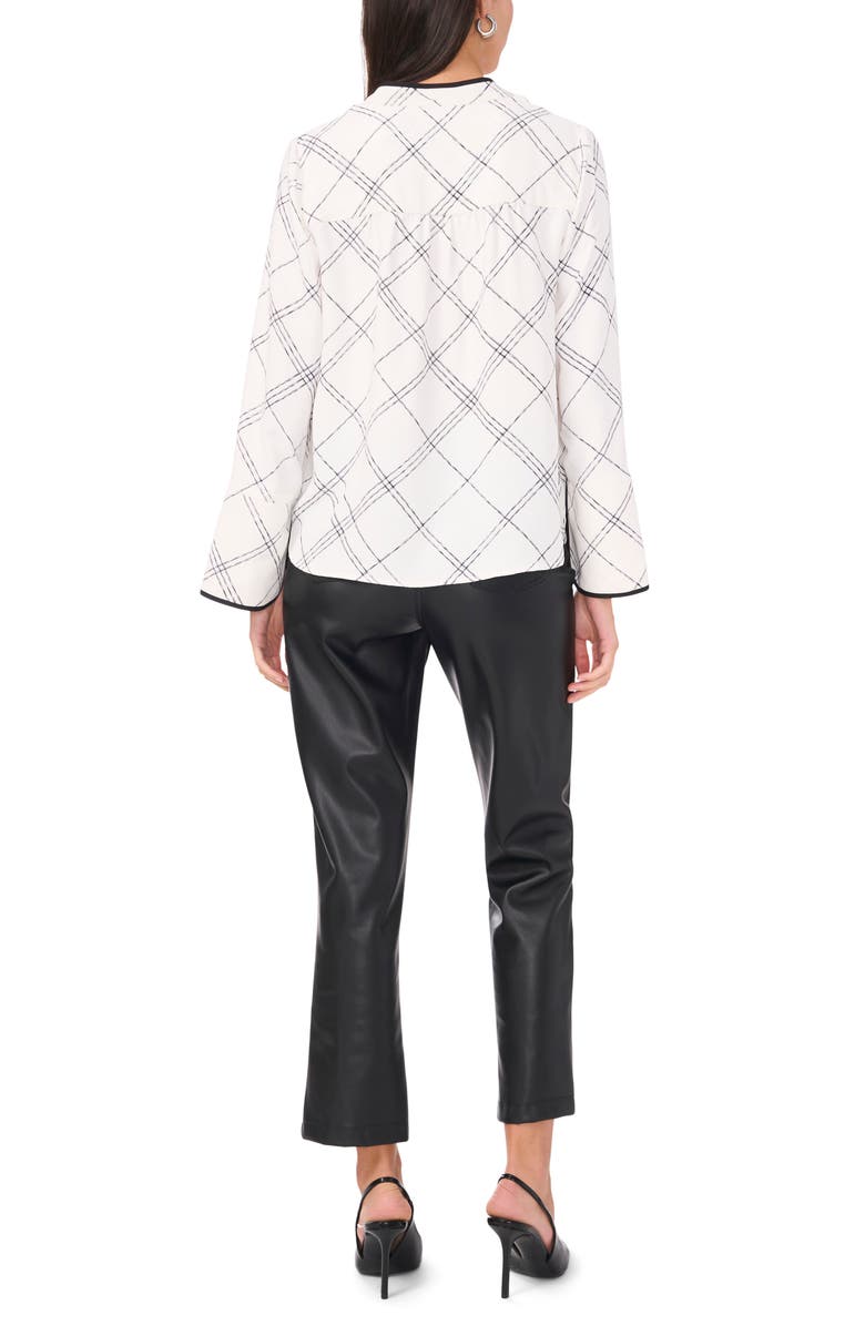 Vince Camuto Contrast Detail Top, Alternate, color, 