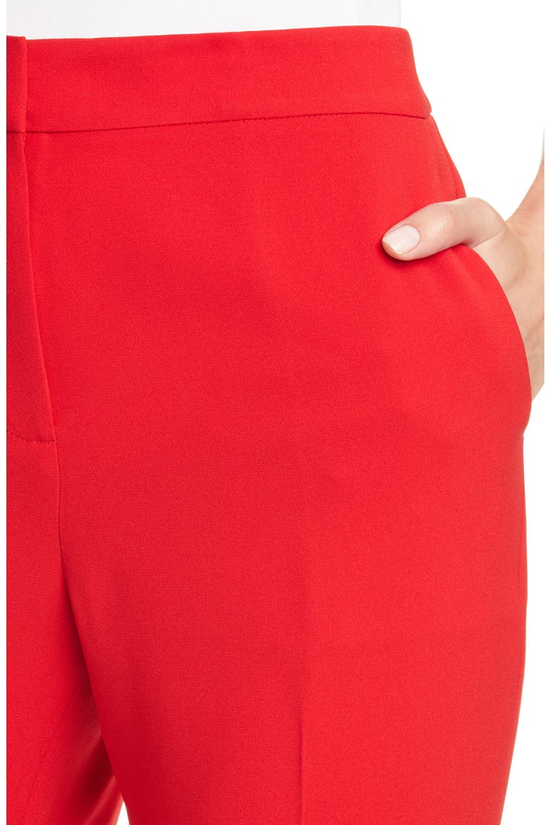 Clinton Cuffed Pants, Alternate, color, RED CURRANT