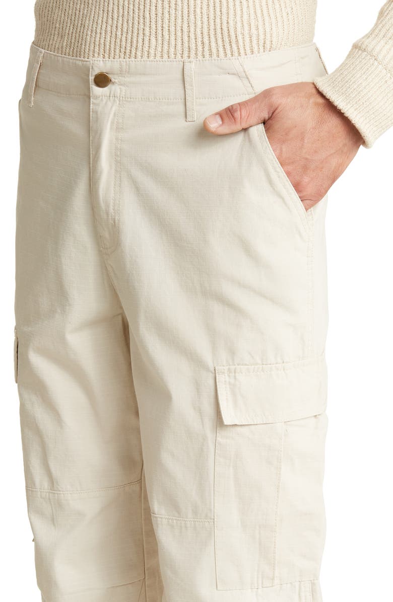 BP. Ripstop Solid Cargo Pants, Alternate, color, Ivory Whitecap