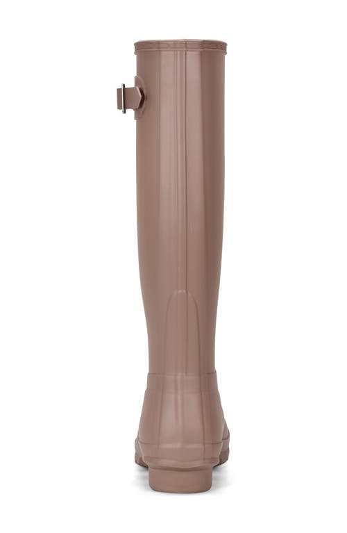 Hunter Original Tall Rain Boot In Brown