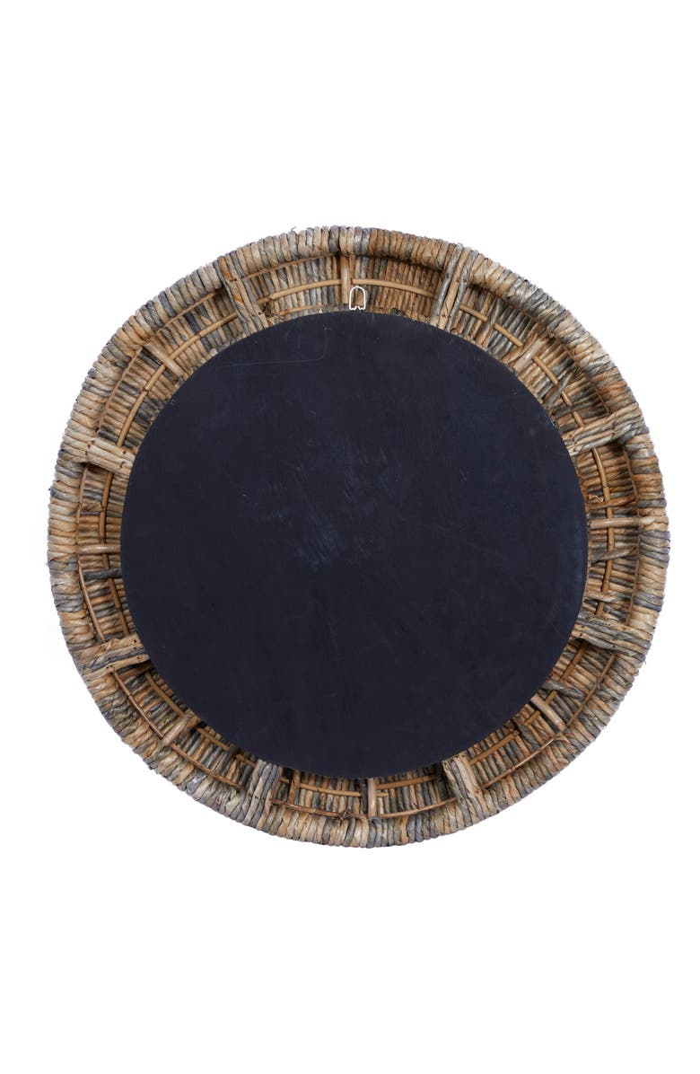 WILLOW ROW Teak Wood Wall Mirror, Alternate, color, 