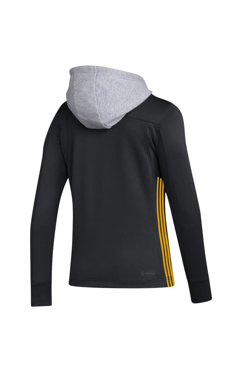 adidas Women's adidas Black Boston Bruins Refresh Skate Lace AEROREADY Pullover Hoodie, Alternate, color, Black