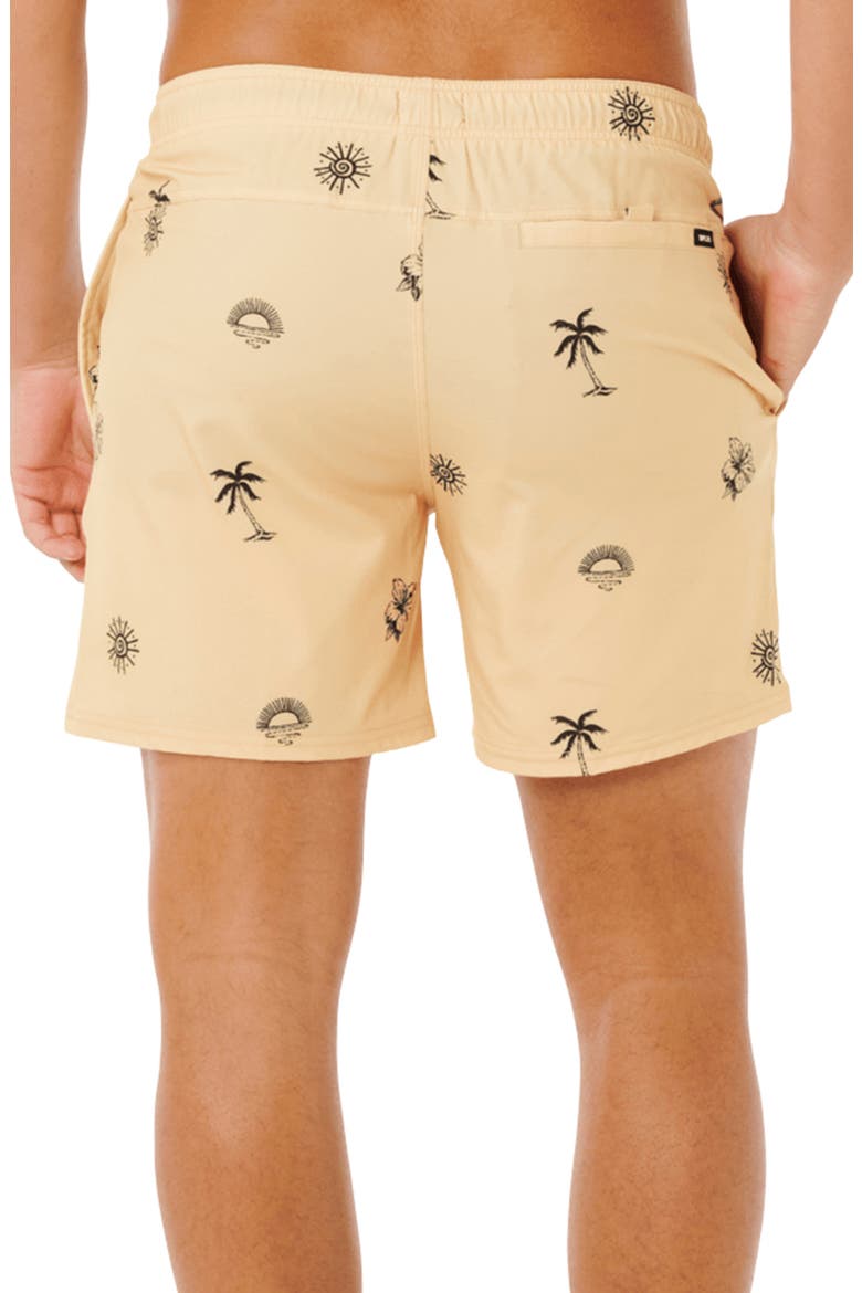 Sessions Volley Swim Trunks, Alternate, color, STRAW