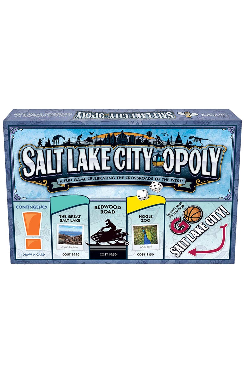 Salt Lake City Opoly Board Game, Main, color, Multicolored
