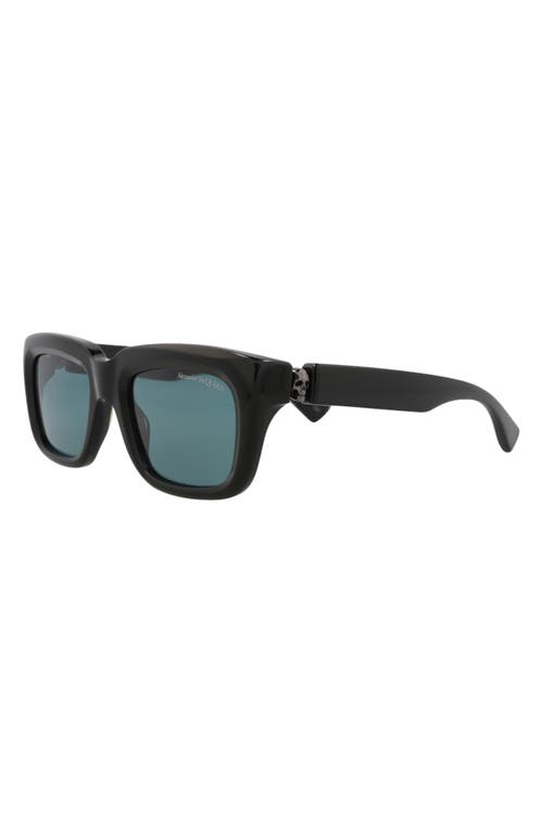Alexander Mcqueen Mcqueen 54mm Rectangular Sunglasses In Multi