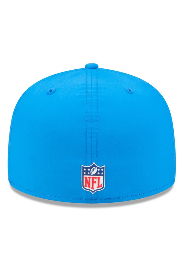 Men's New Era Blue Detroit Lions 2025 Sideline  59FIFTY Fitted Hat, Alternate, color, Blue