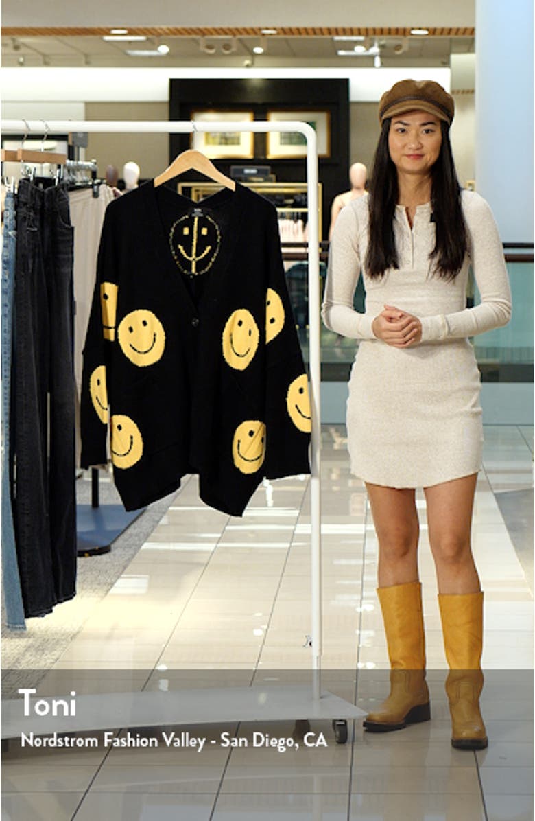 Oversize Open Front Cardigan, sales video thumbnail