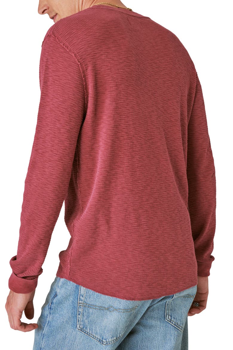 Guinness Thermal Cotton Top, Alternate, color, CORDOVAN