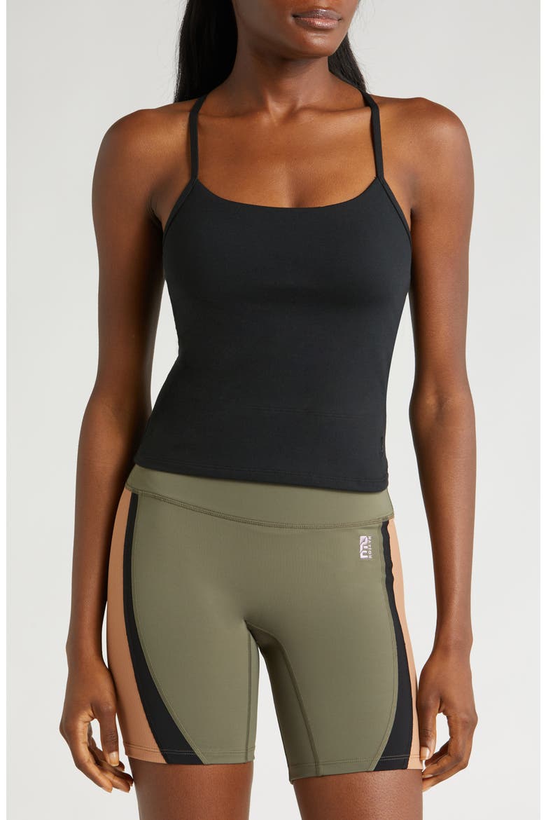 Formation Crop Camisole, Main, color, BLACK