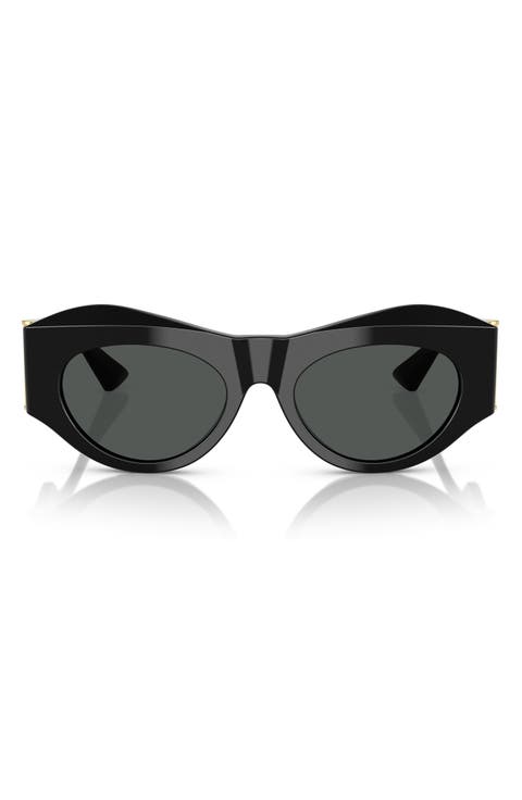 52mm Oval Sunglasses