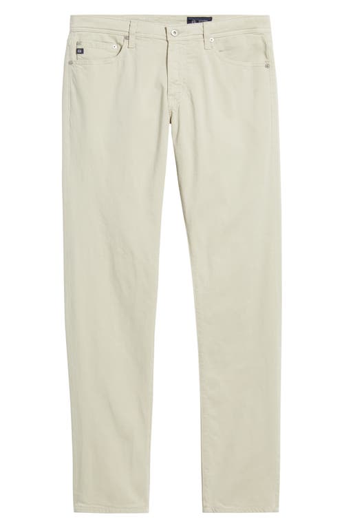 Ag Tellis Stretch Sateen Modern Slim Pants In Coastal Pebble