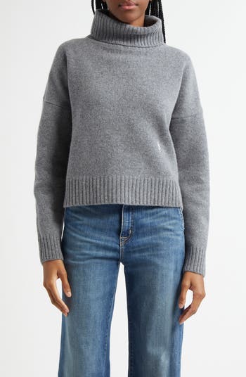 SRC Embroidered Wool Turtleneck Sweater