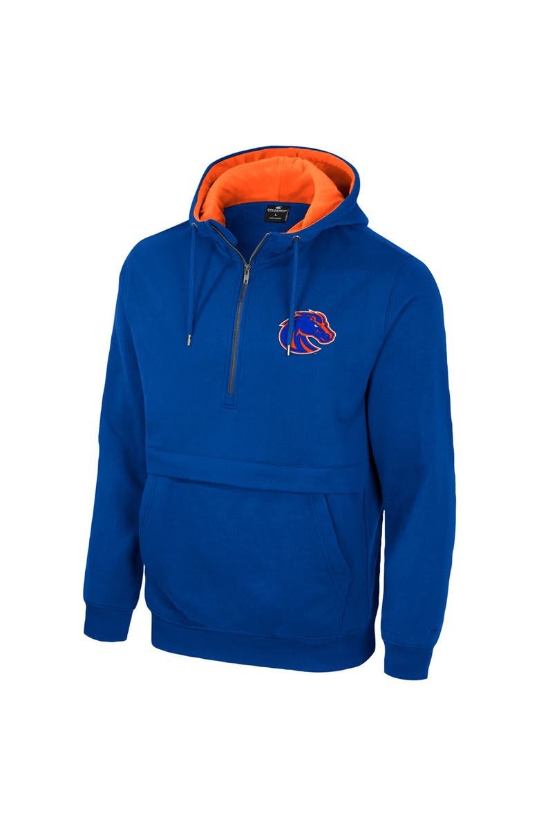 COLOSSEUM Men's Colosseum Royal Boise State Broncos Half-Zip Hoodie, Alternate, color, Royal