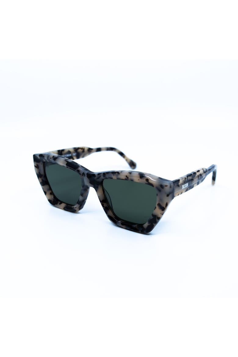 Osca Cream Sunglasses, Alternate, color, Green