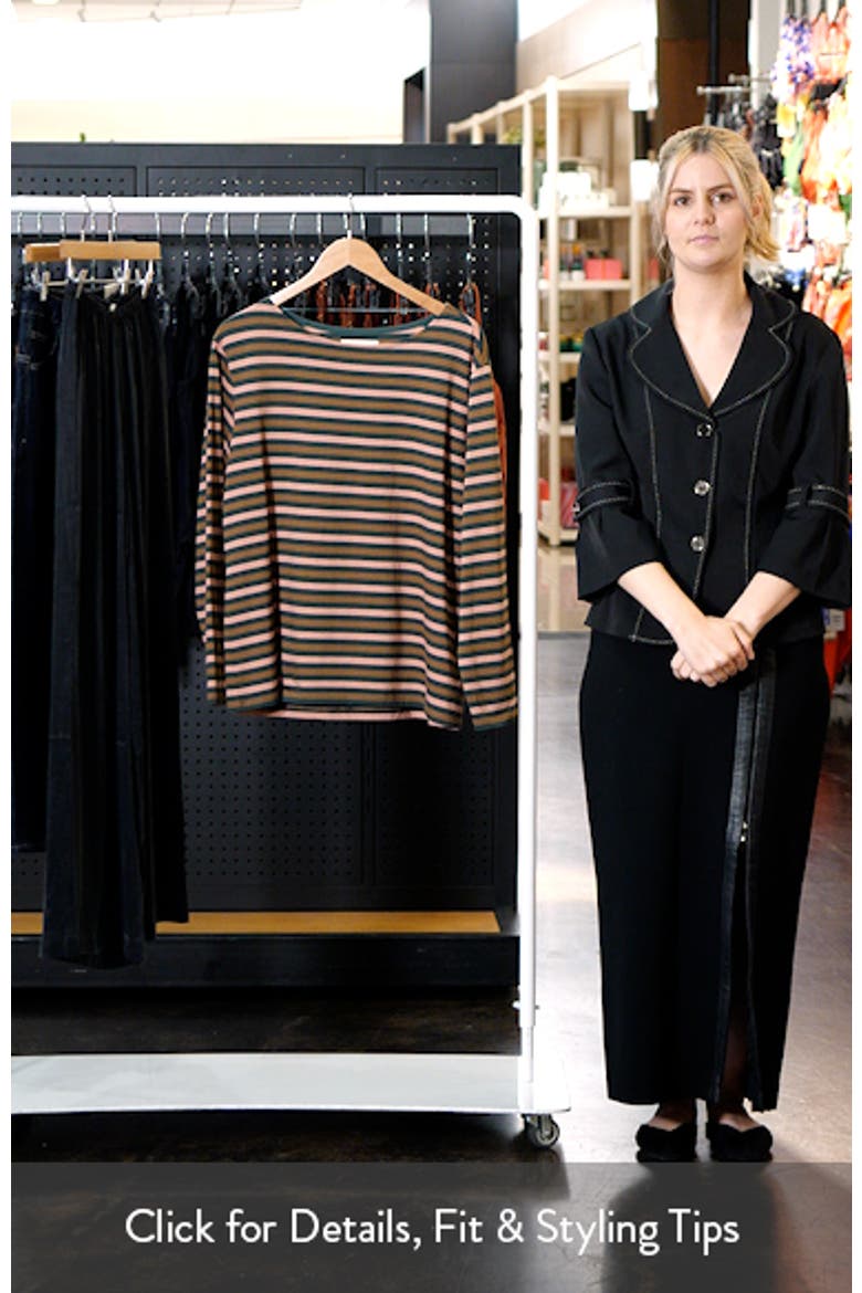 Sailor Stripe Long Sleeve Organic Cotton T-Shirt video