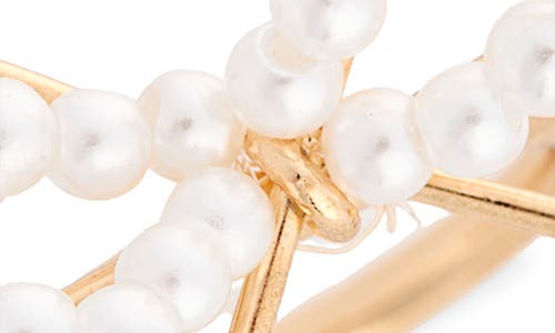 Bp. Pretty Faux Pearl Ring In Gold