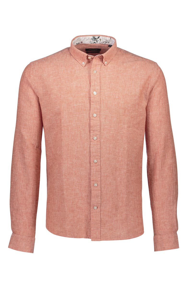 LINDBERGH Solid Cotton Regular Fit Shirt, Alternate, color, 