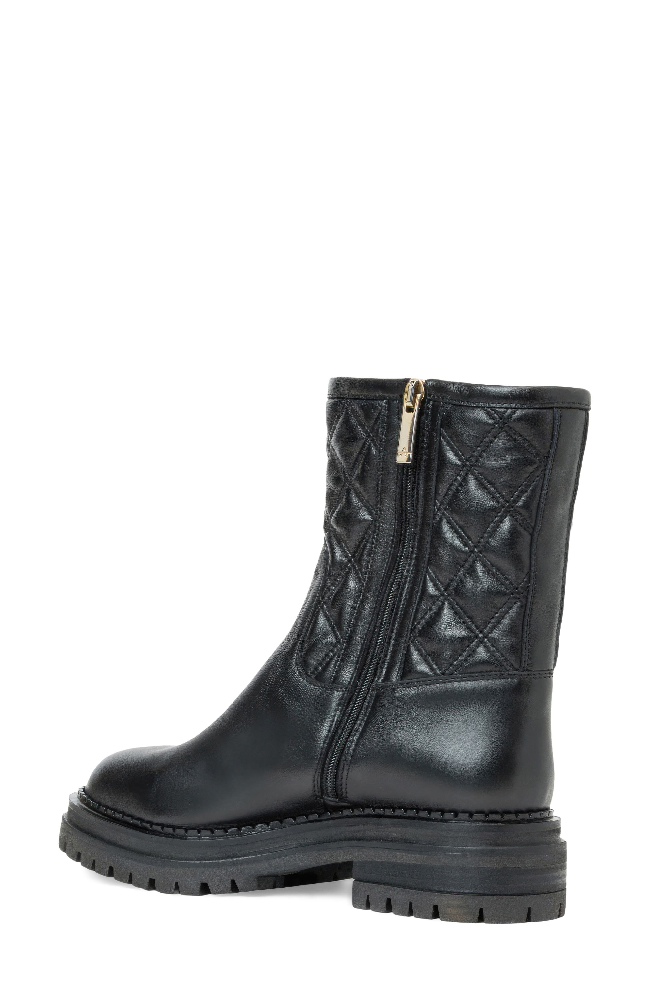 Zema Waterproof Leather Boot, Alternate, color, BLACK