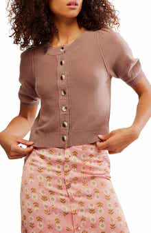 Free People Isla Elbow Sleeve Wool & Cashmere Blend Cardigan