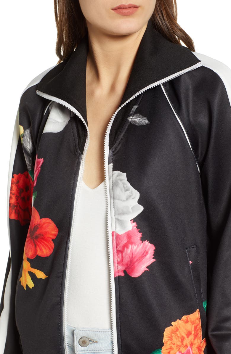 Pam & Gela Floral Track Jacket, Alternate, color, 