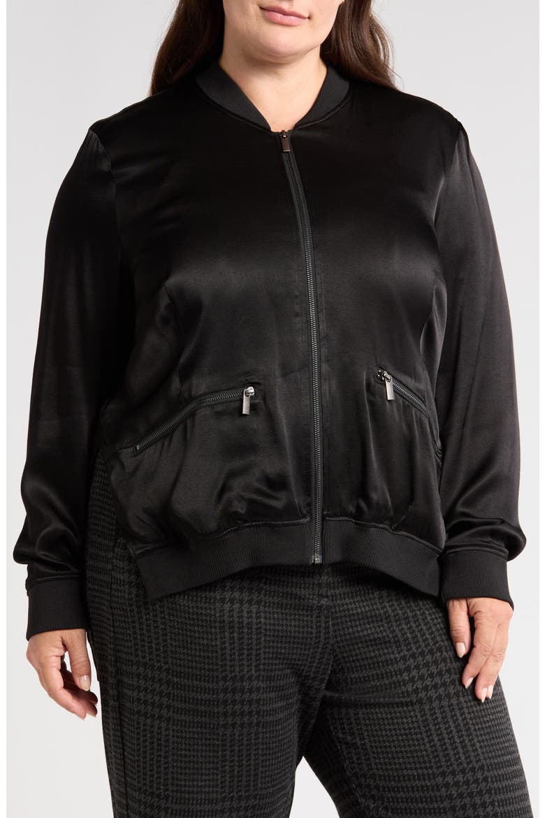 Satin Bomber, Alternate, color, BLACK