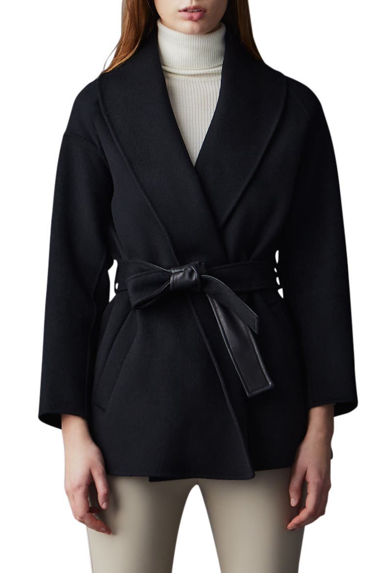 Tyra Wool Coat, Main, color, BLACK