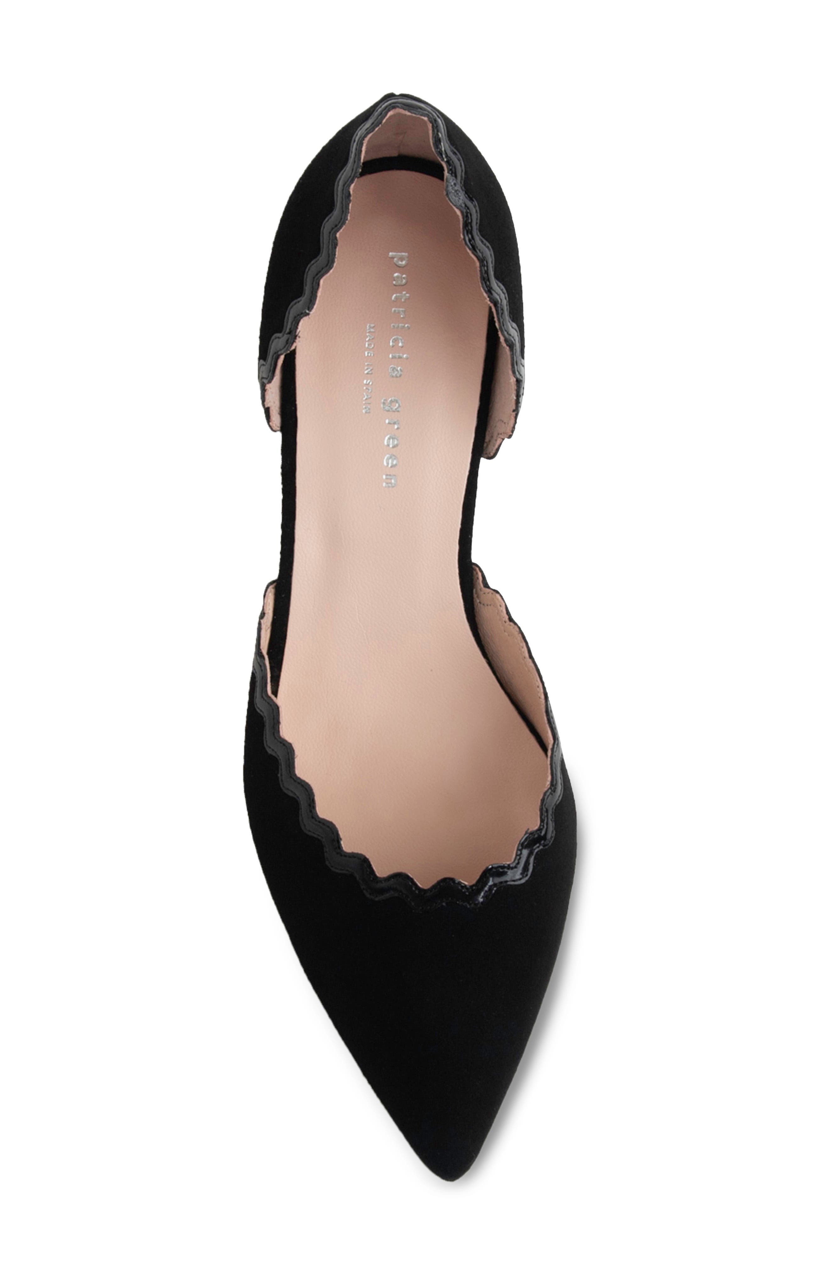 patricia green Olivia d'Orsay Kitten Heel Pump, Alternate, color, Black