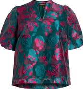 SUGARLIPS Kaelani Floral Jacquard Top