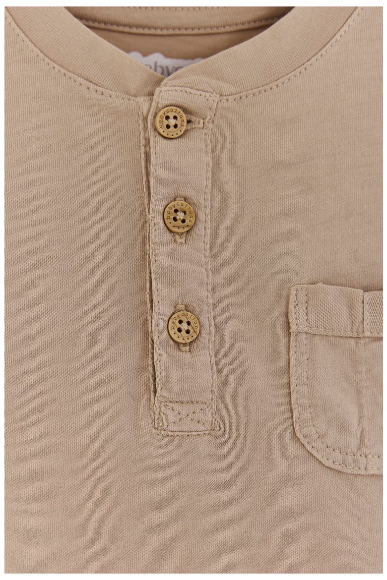 Nut Bodysuit for Infant, Alternate, color, CAMEL