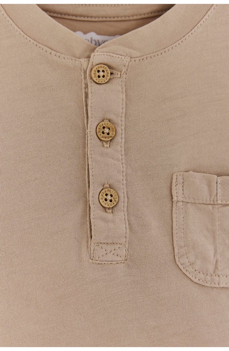 Babycottons Nut Bodysuit for Infant, Alternate, color, Camel