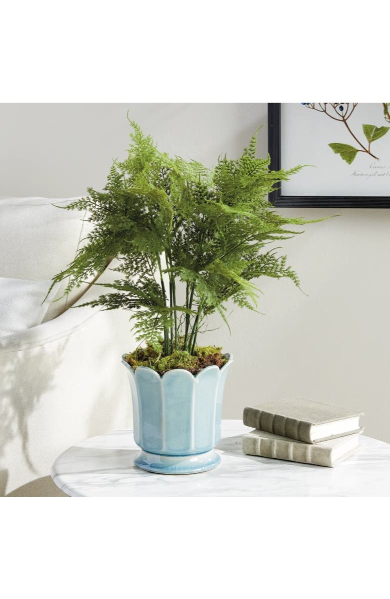 Napa Home & Garden Plumosa Fern Artificial Plant Drop-In, Alternate, color, Green