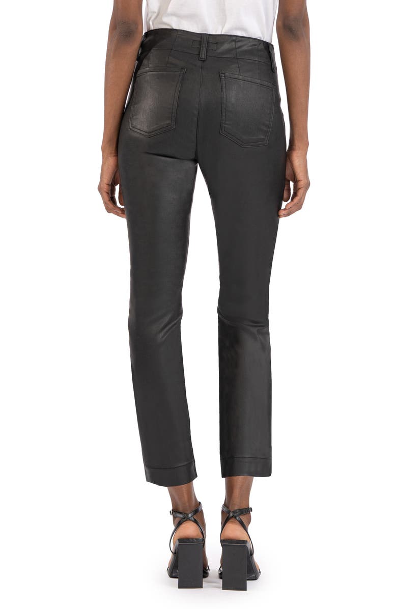 KUT from the Kloth Reese Coated Ankle Slim Straight Leg Utility Jeans, Alternate, color, 