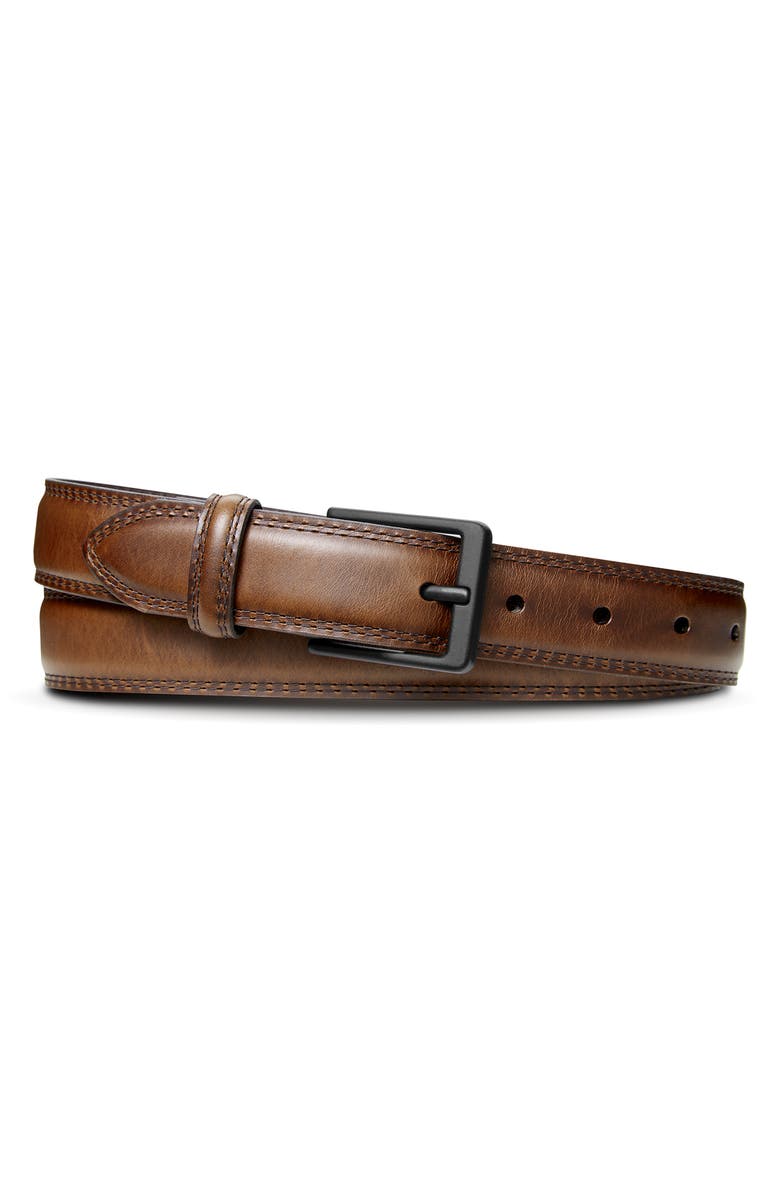 Shinola Guardian Leather Belt Set, Alternate, color, 