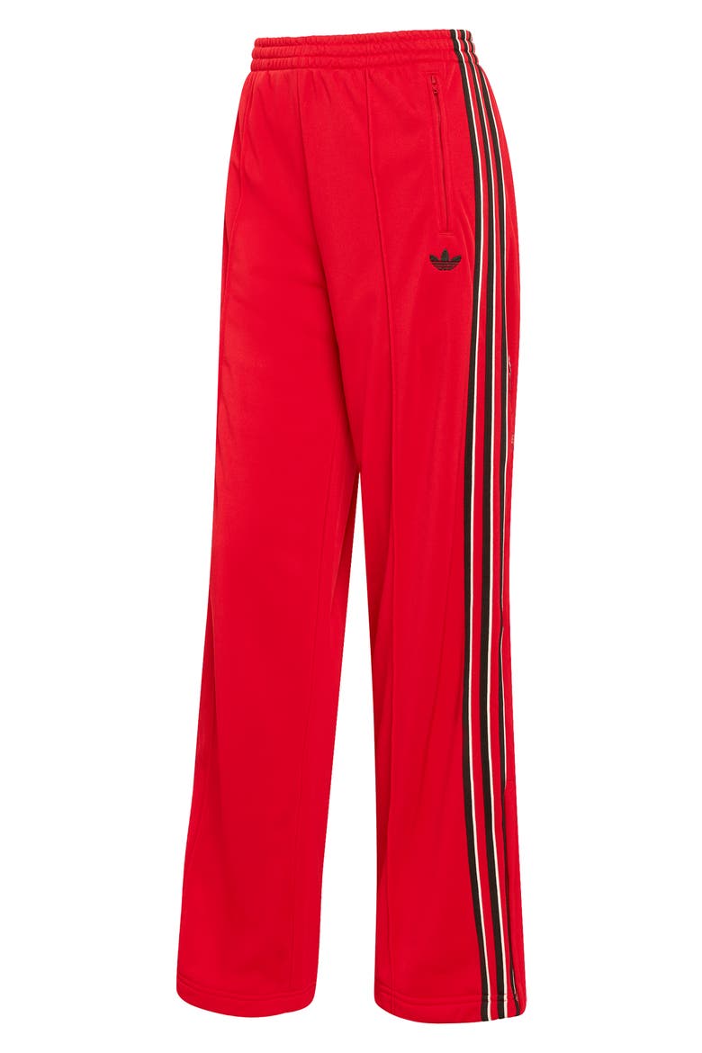 Loose Wide Leg Track Pants, Alternate, color, BETTER SCARLET/ BLACK