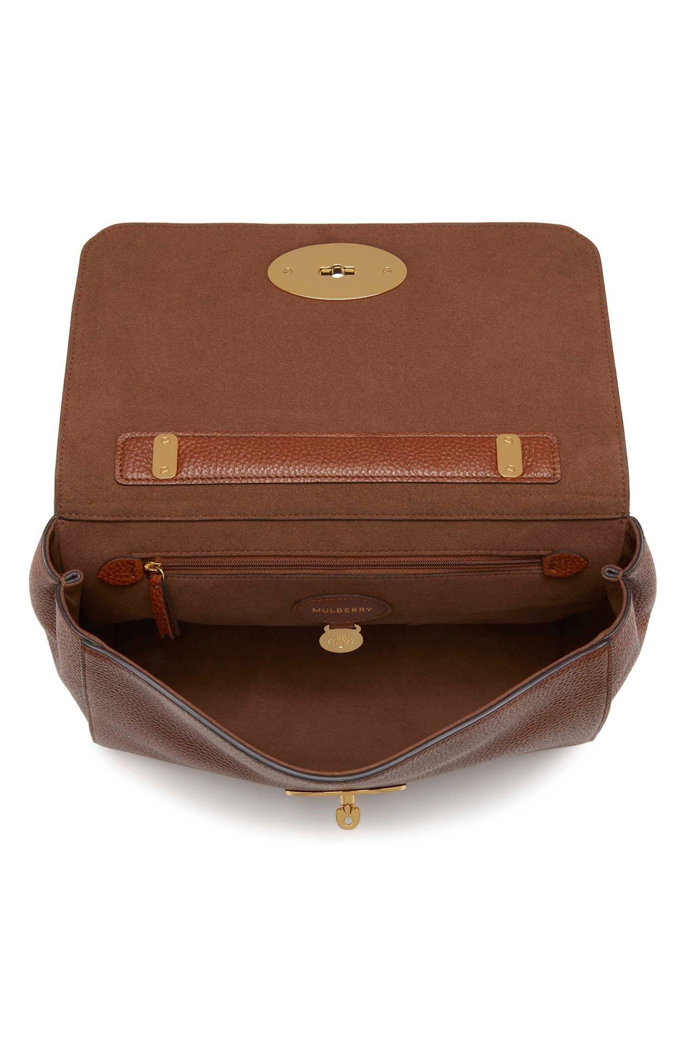 Mulberry Medium Lily Leather Shoulder Bag, Alternate, color, 