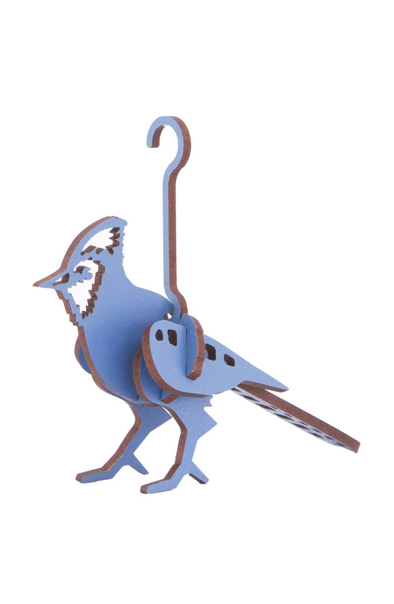 Little & Wood Woodlet Blue Jay 3D Wooden Kit Set, Ages 6+, Alternate, color, Multicolored
