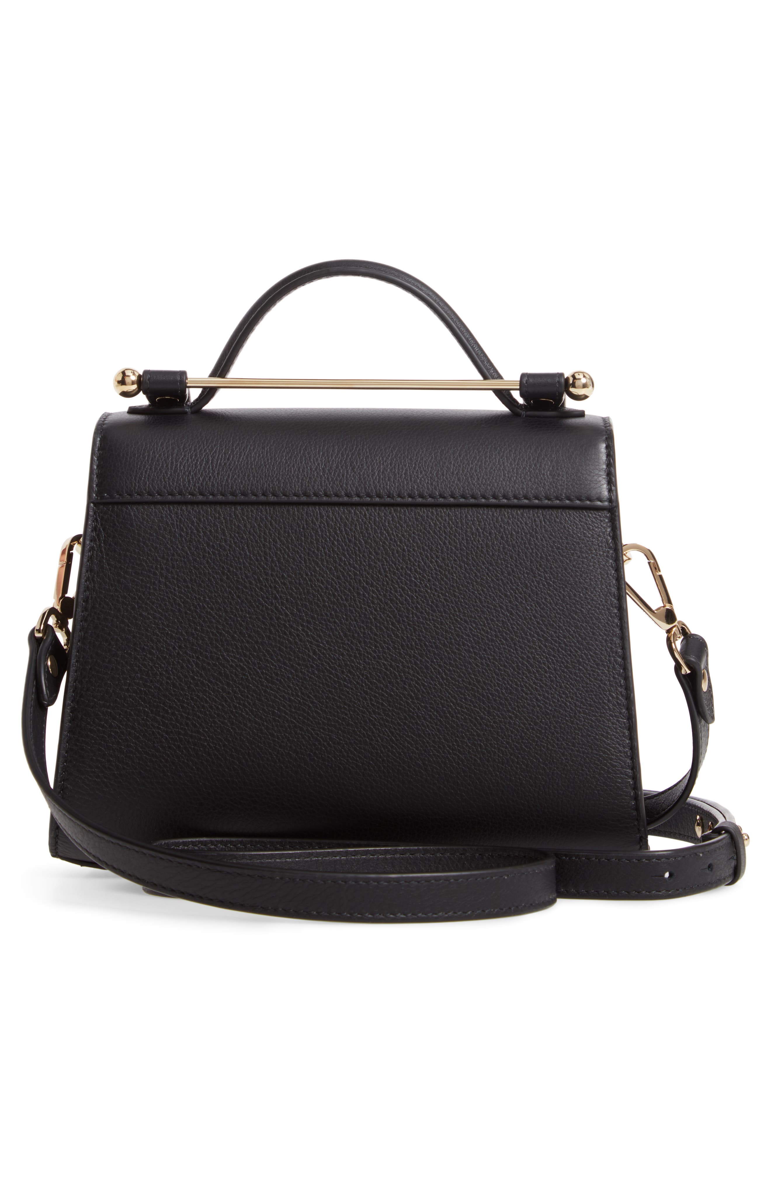 Strathberry Mini Allegro Calfskin Leather Tote, Alternate, color, 