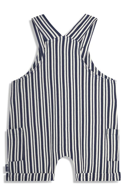 JOJO MAMAN BÉBÉ JOJO MAMAN BEBE COTTON T-SHIRT & STRIPE OVERALLS SET